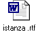 istanza .rtf
